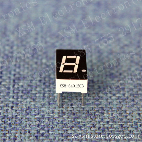 0.4" 1 Digit 7 Segment LED Display (XSM-S4012CB)